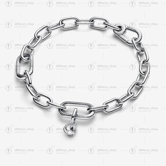 Pandora Pandora ME Sparkling Moon Mini Dangle Charm - Picture 3 of 6